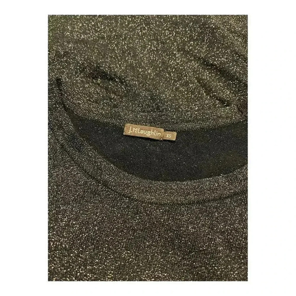 J McLaughlin Women’s XS Oversized Metallic Shimmery Stretchy Long Sleeved Dress‎ - Picture 4 of 4